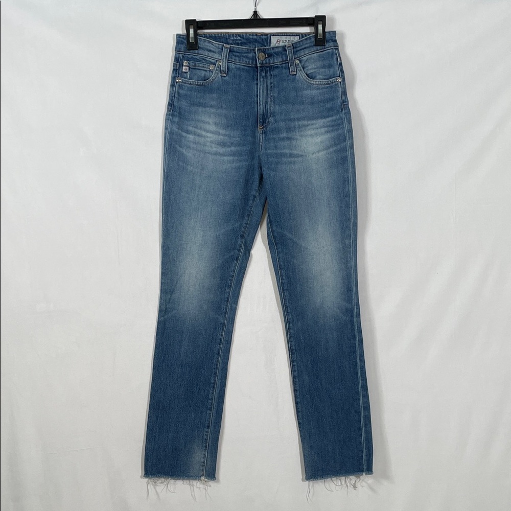 AG Denim Jeans Mari High Rise Straight Size 28 Adriano Goldschmied